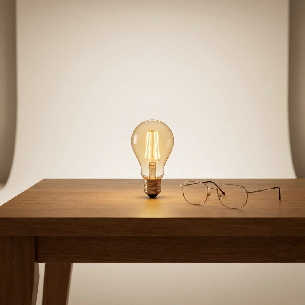 Smart light bulb app interface showing various controls
