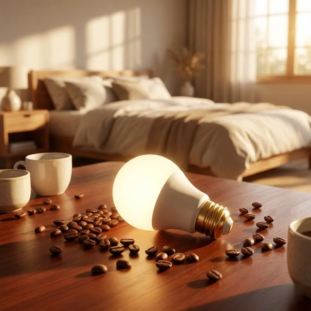 G9 smart bulb illuminating a modern living space